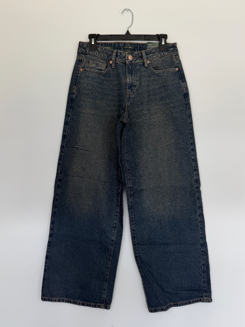 Low Rise Baggy Jeans Size 6 NWT Y2K Medium Wash Denim Wild Fable.